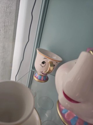 Lote Disney La Bella y La Bestia Mrs Potts