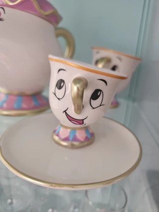 Lote Disney La Bella y La Bestia Mrs Potts