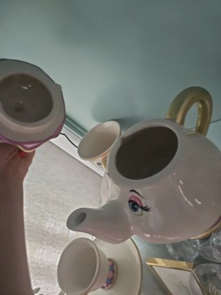 Lote Disney La Bella y La Bestia Mrs Potts
