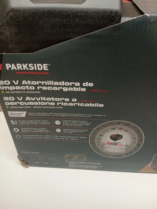 Parkside 20V Atornillador de Impacto coche