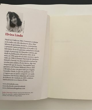 Libro “Pobre Manolito” de Elvira Lindo