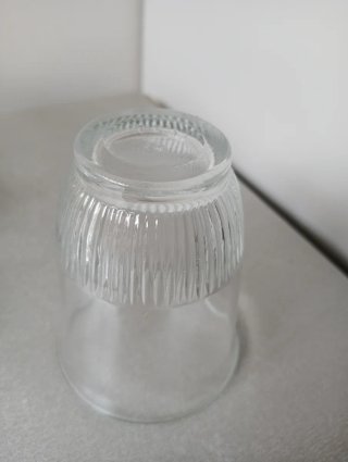 7 Vasos cristal tallado años 60. Marca Elsa