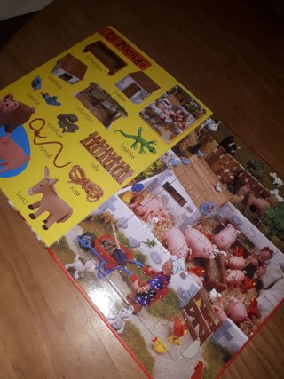 Libro puzzles infantil