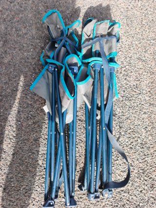 2 Sillas de Camping Quechua Plegables
