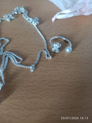 Conjunto Tous: Anillo, Pendientes y Collar