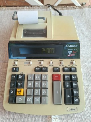 Calculadora Canon MP1211-DLE Impresora