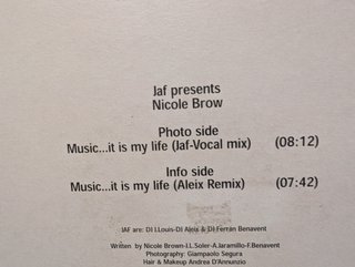 Jaf & Nicole Brown – Music... It Is My Life (House
