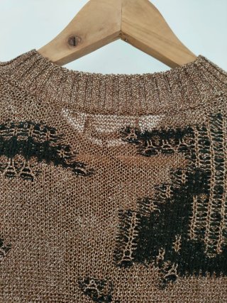 Jersey Zara Metalizado Dorado Edición limitada