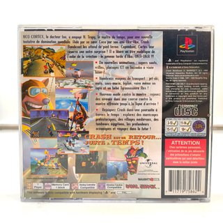 Crash Bandicoot 3 Warped PS1 PAL Fra Multi