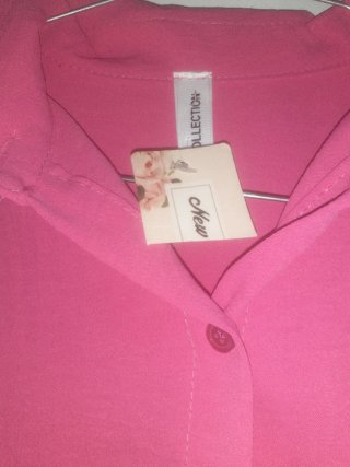 Camisa sin mangas rosa