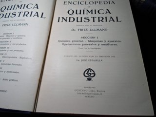 Enciclopedia Química Industrial Ullman7 Tomos-1931