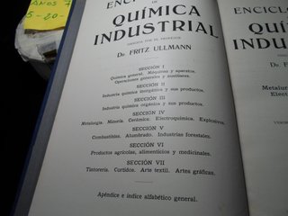 Enciclopedia Química Industrial Ullman7 Tomos-1931