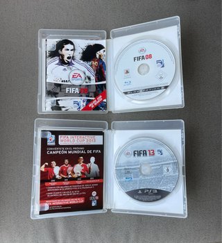Juegos PS3 FIFA 08 y FIFA 13