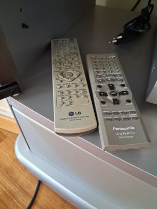 Home cinema 5.1 Panasonic más combo DVD/VHS LG