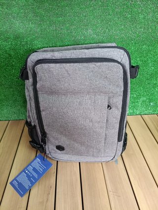 Mochila VANKEV Cabina Avión 40x30x20 Gris