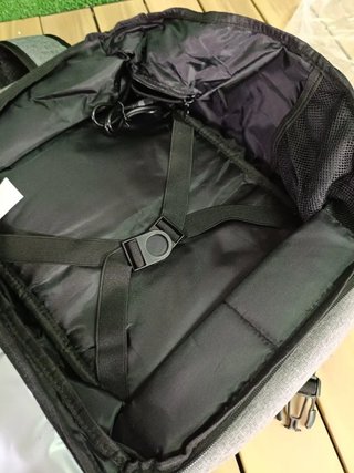 Mochila VANKEV Cabina Avión 40x30x20 Gris