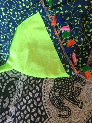 Toalla playa doble mandala multicolor