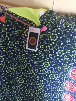 Toalla playa doble mandala multicolor