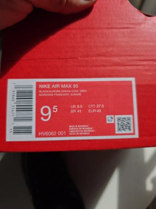 Nike Air Max 95 Negro y Turquesa