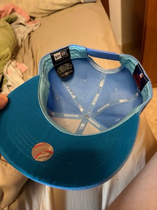 Gorra New Era LA Snapback Azul Rosa