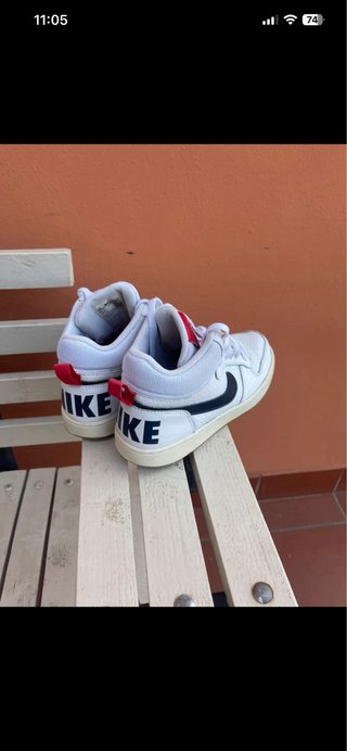 Scarpe Nike alte bianche