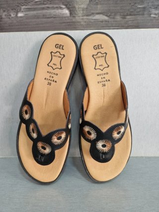 Sandalias Piel Talla 38 Nuevas
