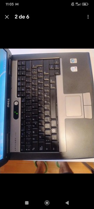 Portátil Dell Latitude D520 con cargador