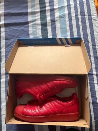 Adidas Superstar Rojas Talla 42