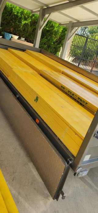Tableros de encofrar 197x50x2.8 cm