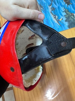 Casco Vespa Rojo Original Scooter