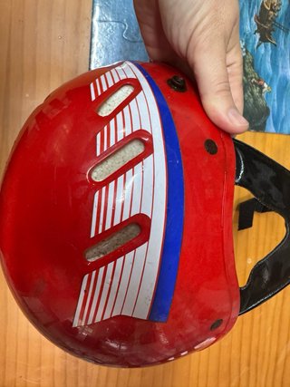 Casco Vespa Rojo Original Scooter