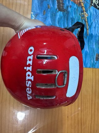 Casco Vespa Rojo Original Scooter