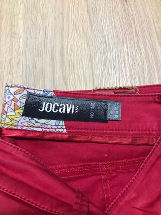 Pantalón recto JOCAVI rojo