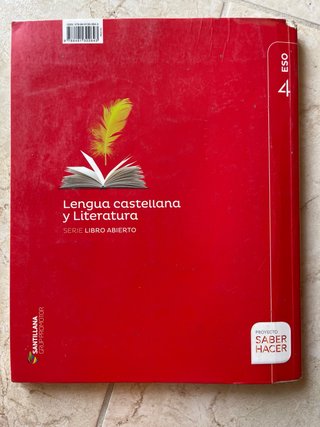Lengua castellana y literatura, 4 ESO serie Lib...