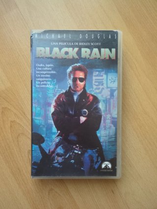 Black Rain VHS Película