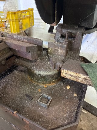 Tronzadora corte metal industrial