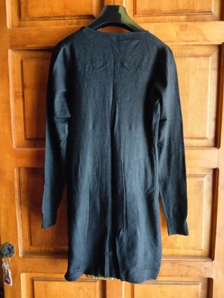 Maglioncino lungo donna M&V nero taglia S/M