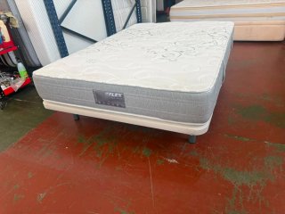 Base retapizada 3D + Colchón Flex 135x190