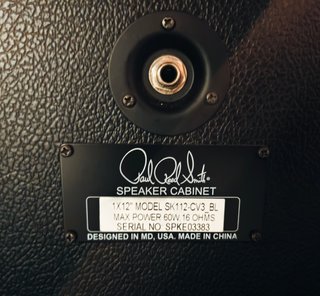 Pantalla PRS Mark Tremonti 1x12 Celestion Bafle