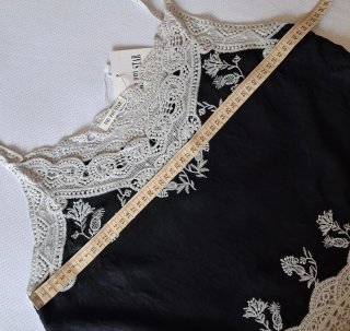 Top pizzo macramé T.U. nuovo con cartellino
