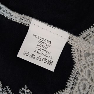 Top pizzo macramé T.U. nuovo con cartellino