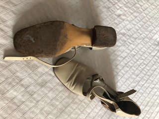 Zapatos de piel mujer beige