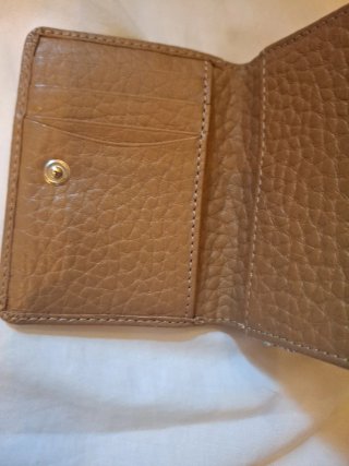 Cartera Adolfo Dominguez Marrón y Dorada