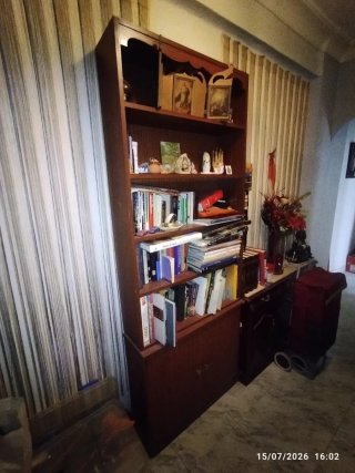 Librería modular 2 módulos con puerta