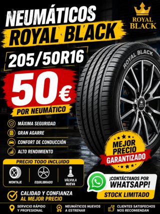 Neumáticos Royal Black 205/50R16