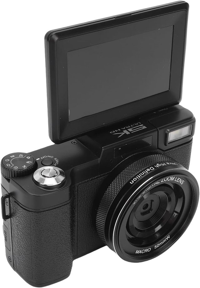 Fotocamera video 5K ultra HD 64MP SLR digitale 18X