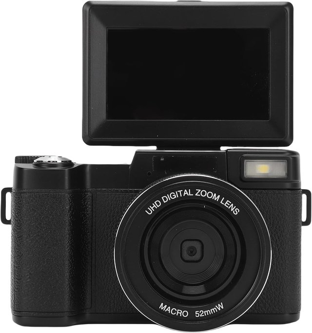 Fotocamera video 5K ultra HD 64MP SLR digitale 18X