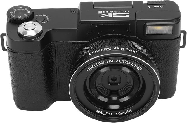 Fotocamera video 5K ultra HD 64MP SLR digitale 18X