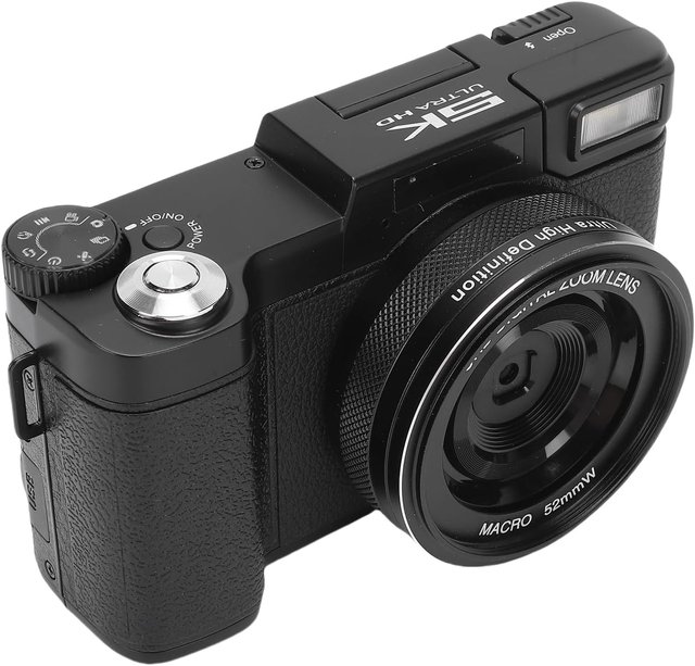 Fotocamera video 5K ultra HD 64MP SLR digitale 18X