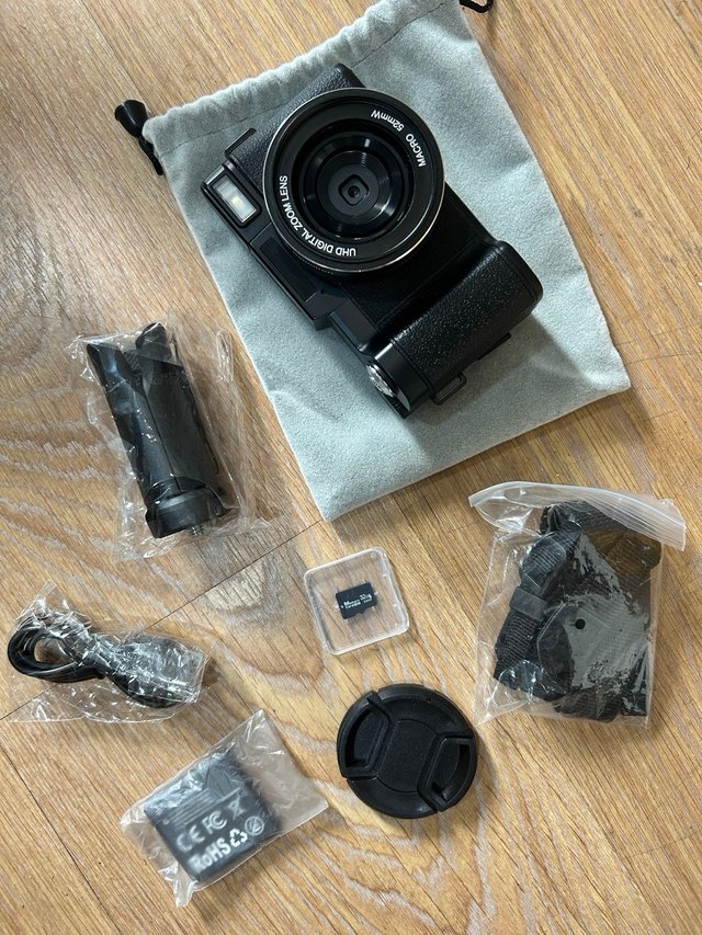 Fotocamera video 5K ultra HD 64MP SLR digitale 18X